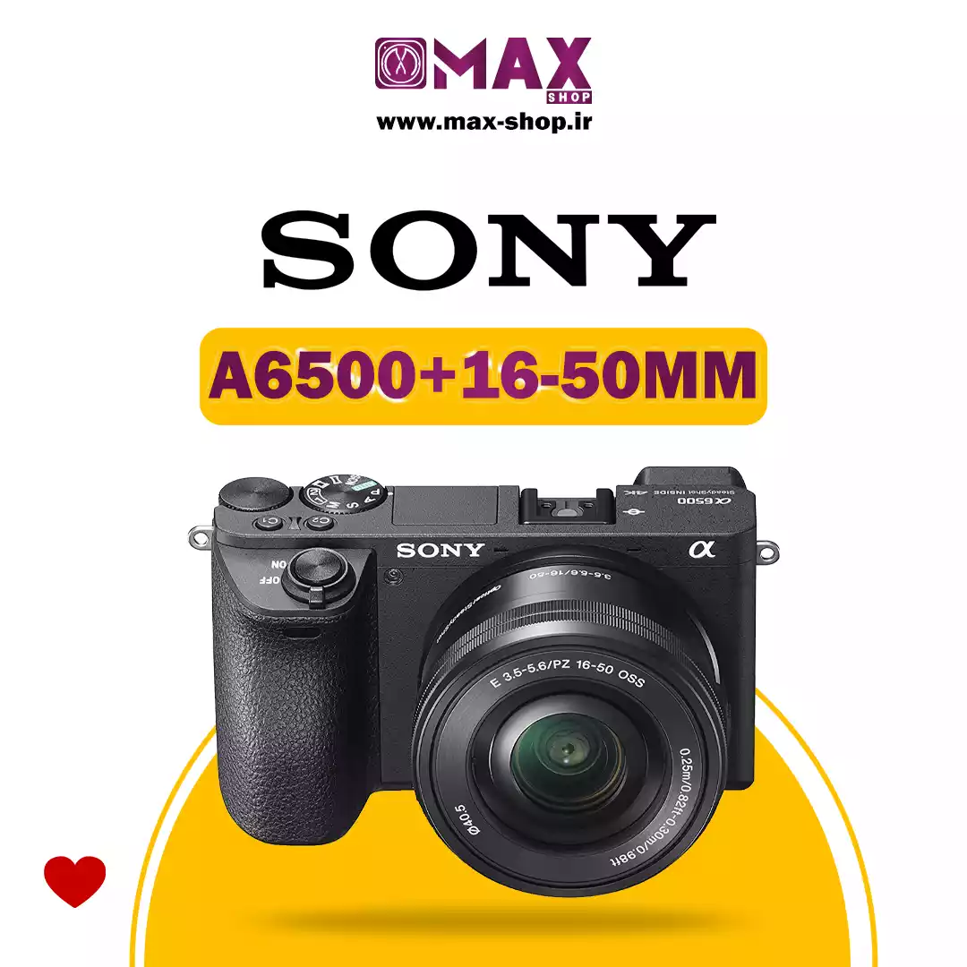 دوربین حرفه ای سونی | Sony a6500+16-50MM دست دو